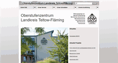 Desktop Screenshot of oberstufenzentrum-teltow-flaeming.de