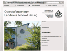 Tablet Screenshot of oberstufenzentrum-teltow-flaeming.de